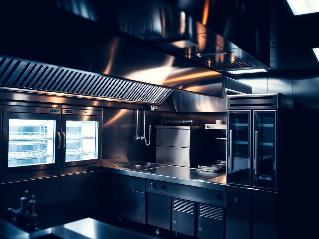 Commercial stainless steel kitchen and refrigeration installed by Esizayo in Cape Town